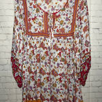 Rachel Zoe  Womens Plus Size 3X Floral Print Boho Tunic Dress Long Sleeve Photo 0
