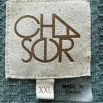 Chaser  Womens Waffle Knit Thermal  Top Button Long Sleeve Tunic Top  XXL… Photo 1