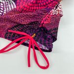 prAna  Moorea Purple Geometric Print Swim Tankini Sz S Photo 4