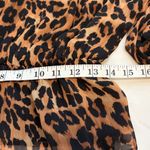 Tahari  leopard print peplum long sleeve blouse Photo 5