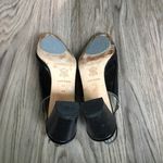 Nordstrom amalfi made in Italy leather square‎ toe 2” Heels Singleback Si… Black Size 6.5 Photo 5