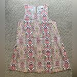 Rachel Zoe Colorful Linen Trapeze Dress Size Medium Photo 1
