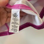 Athleta  Harmonious Floral Workout Tank Top Pink Ombre W/ Shelf Bra Size XXS Photo 3