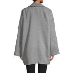 Free People Gray Double Breasted Hannah Slouchy Blazer Coat Photo 4