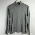 Chico's Chico’s Size 3 US XL 16 Sweater Ashlan Turtleneck Grey Pullover Long Sleeve Cozy Photo 2