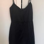 Boohoo Black Bodycon Mini Dress With Frill Photo 2