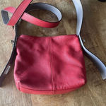 Vince Camuto VENCE CAMUTO Red Genuine Leather Women’s Crossbody Shoulder Bag Great Condition Photo 0