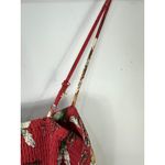 Xhilaration  Jumpsuit Medium Red Floral Boho Cottagecore Festival Vacation Photo 7