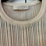 Ulla Johnson Lyana Pullover Cream Ivory Textured Rib Knit Sweater Top Size Large Photo 5