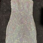 Teal Sparkly Dress Size M Photo 0
