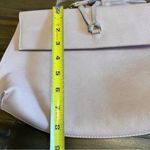 Anthropologie Dreia Envelope Clutch Crossbody Bag Blush Light Pink Vegan Faux Photo 8