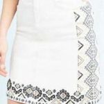 Pilcro and the Letterpress Pilcro Anthropologie jean embroidered skirt sz 00 petite Photo 0