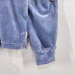 UGG  Women's Velour Pullover Hoodie Periwinkle Blue Drawstring Large‎ Lounge Soft Photo 5