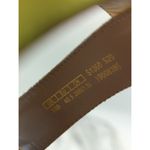 Stuart Weitzman Analeigh Shoes Woman's 10 Sandal Yellow Suede Cork Heel Photo 11