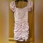 Princess Polly  Elmer Ruched Lined Mini Dress Pink & White Floral‎ Size 0 Photo 10