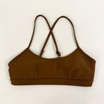 Alo Yoga Airlift Intrigue Sport Bra Brown Size S Photo 3