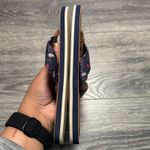 Tommy Bahama  Flip Flops Womens Size 7 Navy Red Paisley Thong Sandals Beach Photo 4