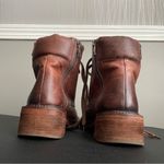 Vintage Foundry Co. Brown Allison Women’s Combat Leather Ankle Boots Size 7.5 Photo 2