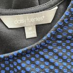 Daisy Fuentes  Bodycon Dress - Black and Blue - Size 10 Photo 8