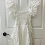 TCEC | NWOT | Ruffle Sleeve Mini Dress | S | White | CD02530 Photo 0