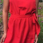 EXPRESS Red Strapless Dress/ Red Mini Dress Photo 2
