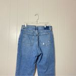 Abercrombie & Fitch Abercrombie Fitch Jeans The'90s Slim Straight Ultra High Rise Criss Cross SZ 32 Photo 5