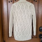 UGG  Cable Knit Cream Button Up Cardigan Sweater Size Small Photo 4