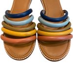 Madewell Addie Rainbow Slip on Sandals, Sz 10 Photo 4