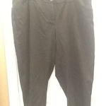 Lane Bryant FINAL MARKDOWN  black cropped slacks 22 Photo 0