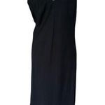 Vintage April Cornell Maxi Dress Small Minimalist Black Whimsygoth Witchy Goth Photo 0
