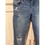 Dear John Women Blue Distressed Skinny Jeans Size 30 Ripped Casual Denim comfy Photo 1