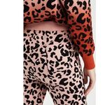 NWT 525 AMERICA X REVOLVE Lepoard Dip Dye Joggers PANT SMALL Orange Photo 4