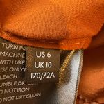 Free People Midnight Magic Vegan Leather Buckle Zipper Slit Mini Skirt Brown 6 Photo 5