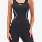 Karrack Womens Athletic Kneeskins One Piece Swimsuit Competition Training Swimsuits Sporty Swimwear for Race Photo 1