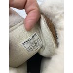 Sorel * Brown Suede Leather Mid Calf Boots Womens Size 6 Faux Fur Lined Winter Photo 11