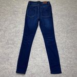 Unpublished Anthropology Jeans Womens Size 24 Dark High Rise Skinny Button Fly Photo 3
