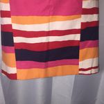 Etcetera Pink, Orange & Navy Striped  Pencil Skirt Size 4 Photo 6