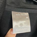 Craft peloton printed full zip jacket‎ black size medium Photo 3