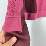 Nike  Therma-FIT‎ ADV Pullover 1/4 Zip Cropped Running Top Maroon Womens Large Photo 7