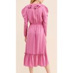 Anthropologie Current Air Puff Sleeve Wrap Dress Sz. L Photo 2