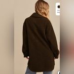 Lucky Brand  Oversized Shirt Jacket size Large in dark olive green style #131506 Photo 3