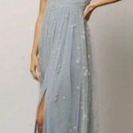 Boutique Dusty Blue  Dress Maxi Photo 0