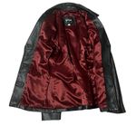 GOYA BARCELONA Black Leather Jacket Blazer Buttery Soft Lined Womens Size Medium Photo 7