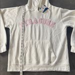 J. America Women’s White Embroidered SYRACUSE College Drawstring Hoodie Size L NEW Photo 5