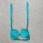 Victoria's Secret  Bombshell Bikini Top‎ Womens A Cup Teal Blue Padded Push Up Bra Photo 12