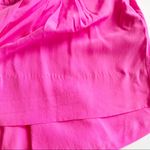 Yumi Kim Hot Pink Silk Pleated Skort Photo 5