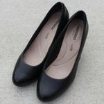 Clarks Women's Collection Adriel Viola Black Leather Dress Pumps Sz 8 Photo 1