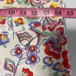 Pilcro and the Letterpress  multi colored print mid rise skinny‎ jeans, size 26 Photo 8