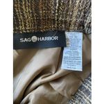 Brown Tweed Plaid Midi Pencil Skirt Size 10 Academia Preppy Old Money Photo 4