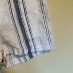 Reformation White Striped High Waisted Linen Sterling Short 0 Photo 6